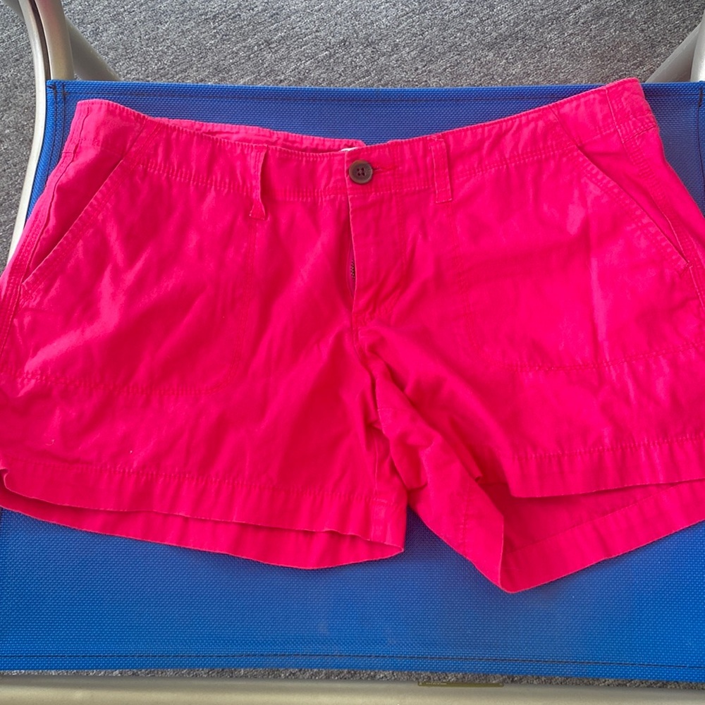 Hot pink shorts